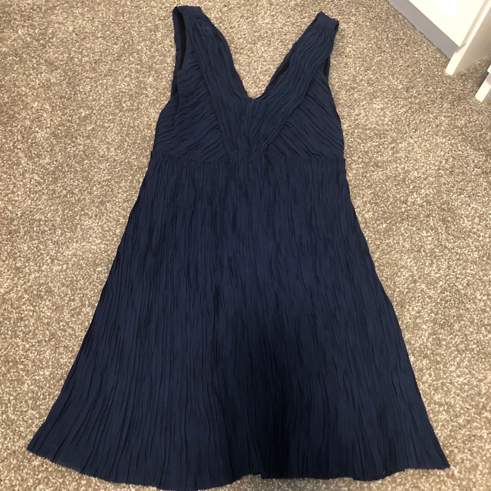 Rag & Bone 100% Silk Navy Dress